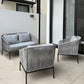 LOVE SEAT BOHO INDUSTRIAL